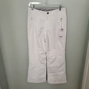 Obeymeyer Girl Teen White Brooke Ski Snow Pants Large 14/16 Style 35030...